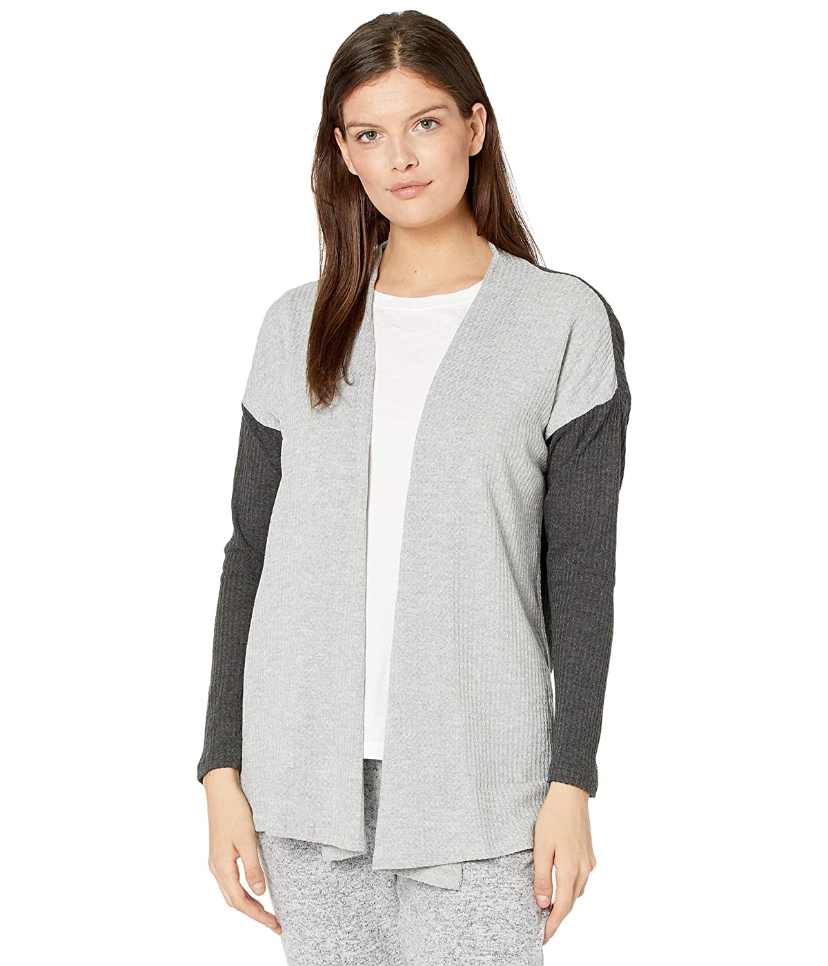 

Кардиган Bobeau Brushed Waffle Knit Grey/Charcoal,  (46, Кардиган Bobeau Brushed Waffle Knit Grey/Charcoal, M (46)