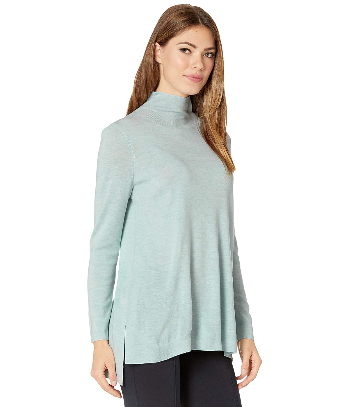 

Свитер Eileen Fisher Scrunch Neck High-Low Tunic Clearwater,  (42, Свитер Eileen Fisher Scrunch Neck High-Low Tunic Clearwater, XS (42)