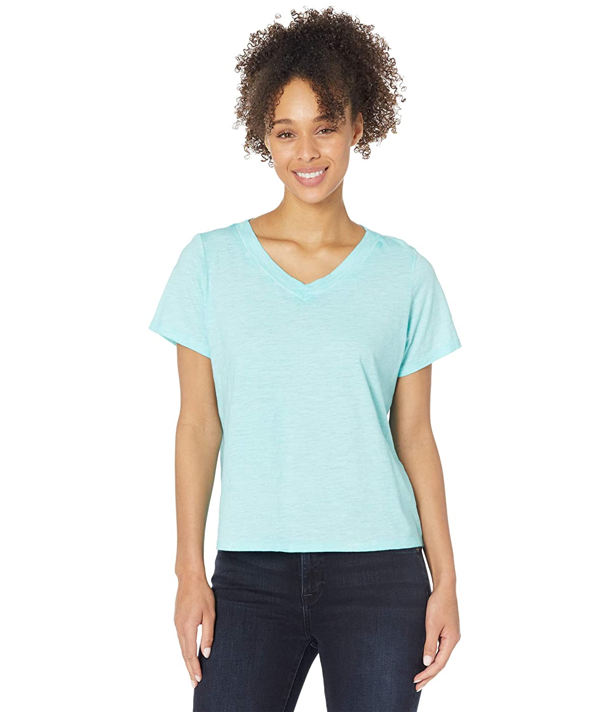 

Футболка Eileen Fisher V-Neck Short Sleeve Top in Pigment Dyed Slubby Organic Cotton Aqua,  (40, Футболка Eileen Fisher V-Neck Short Sleeve Top in Pigment Dyed Slubby Organic Cotton Aqua, XXS (40)