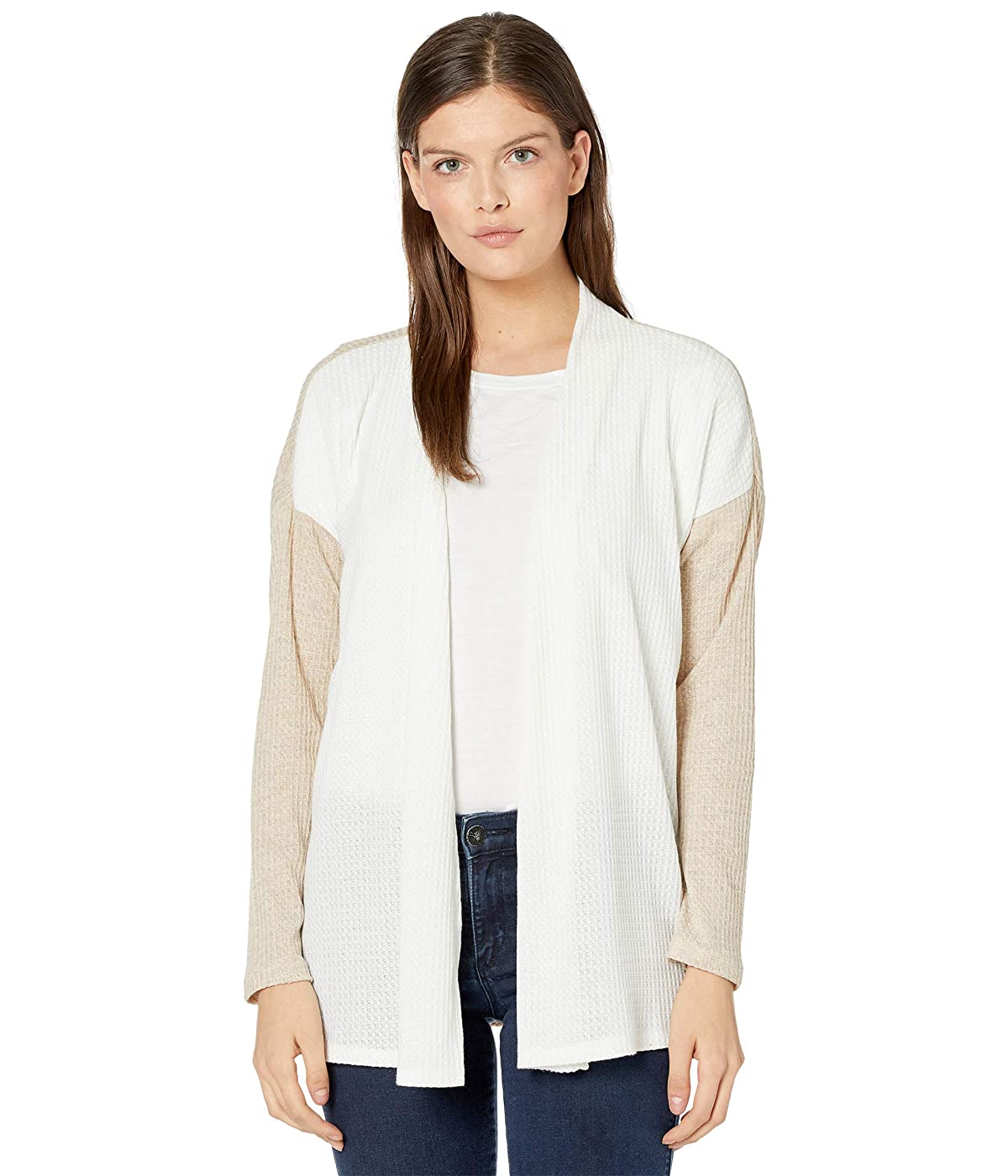 

Кардиган Bobeau Brushed Waffle Knit Ivory/Oatmeal,  (46, Кардиган Bobeau Brushed Waffle Knit Ivory/Oatmeal, M (46)