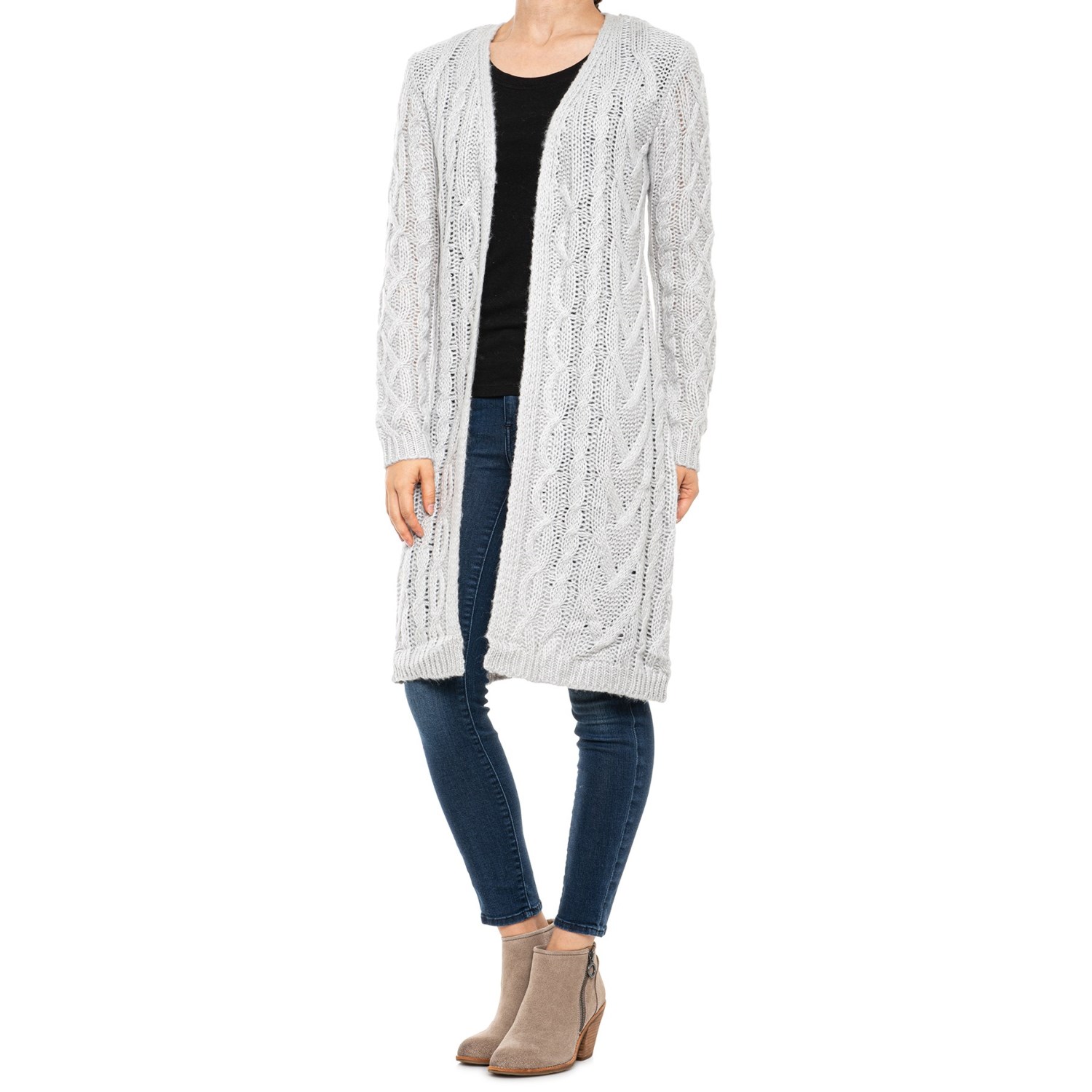 

Кардиган Telluride Cable-Knit Grey, L (48)