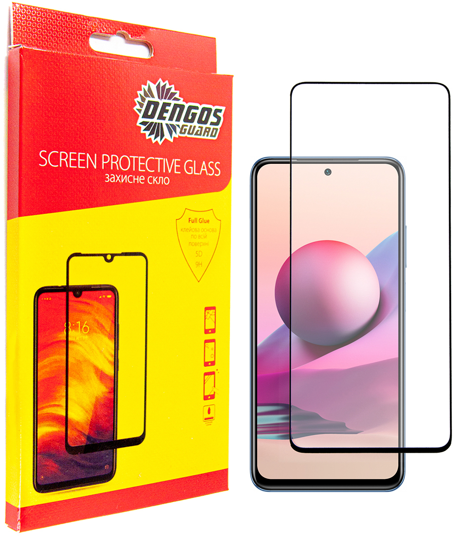

Защитное стекло DENGOS для Xiaomi Redmi Note 10s Black (TGFG-181)