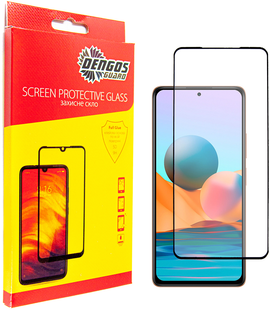 

Защитное стекло DENGOS для Xiaomi Redmi Note 10 Pro Black (TGFG-171)