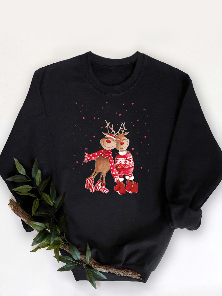 

Свитшот Love&Live Оленюшки LLP01355  Черный, Свитшот Love&Live Оленюшки LLP01355 L Черный