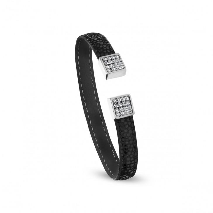 

Серебряный браслет SPARK Bangle Small со Swarovski модели BLEFM4C