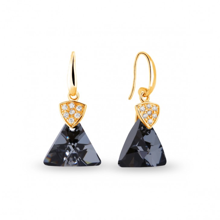 

Серебряные серьги SPARK Triangolo со Swarovski модели KWG6628SN