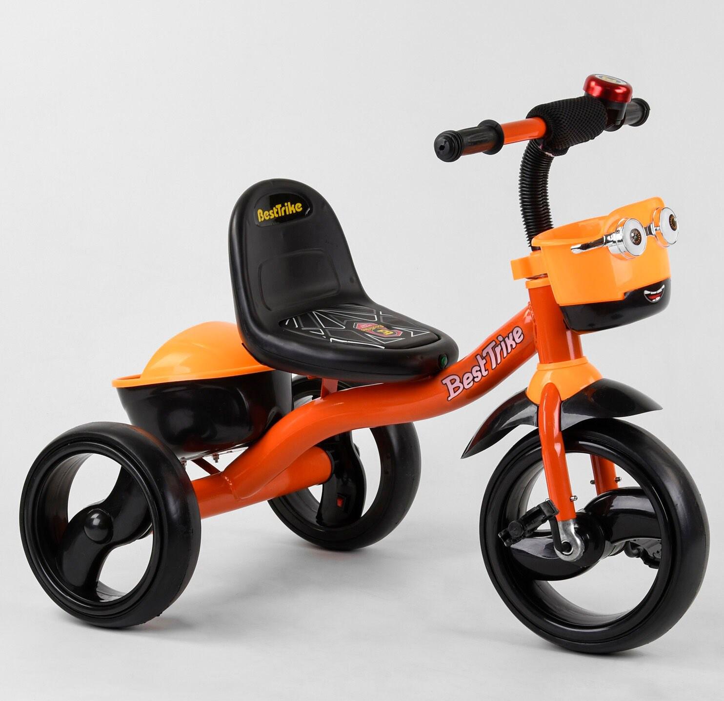 

Велосипед трехколёсный 19840 Best Trike пеноколесо со светом оранжевый
