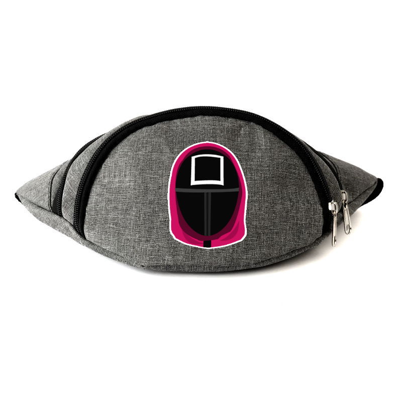 

Сумка Бананка Игра в Кальмара 002 на пояс Cappuccino (sqd 002-gry) серый
