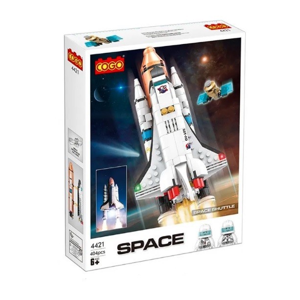 

Конструктор Космический корабль COGO Space shuttle 404 детали