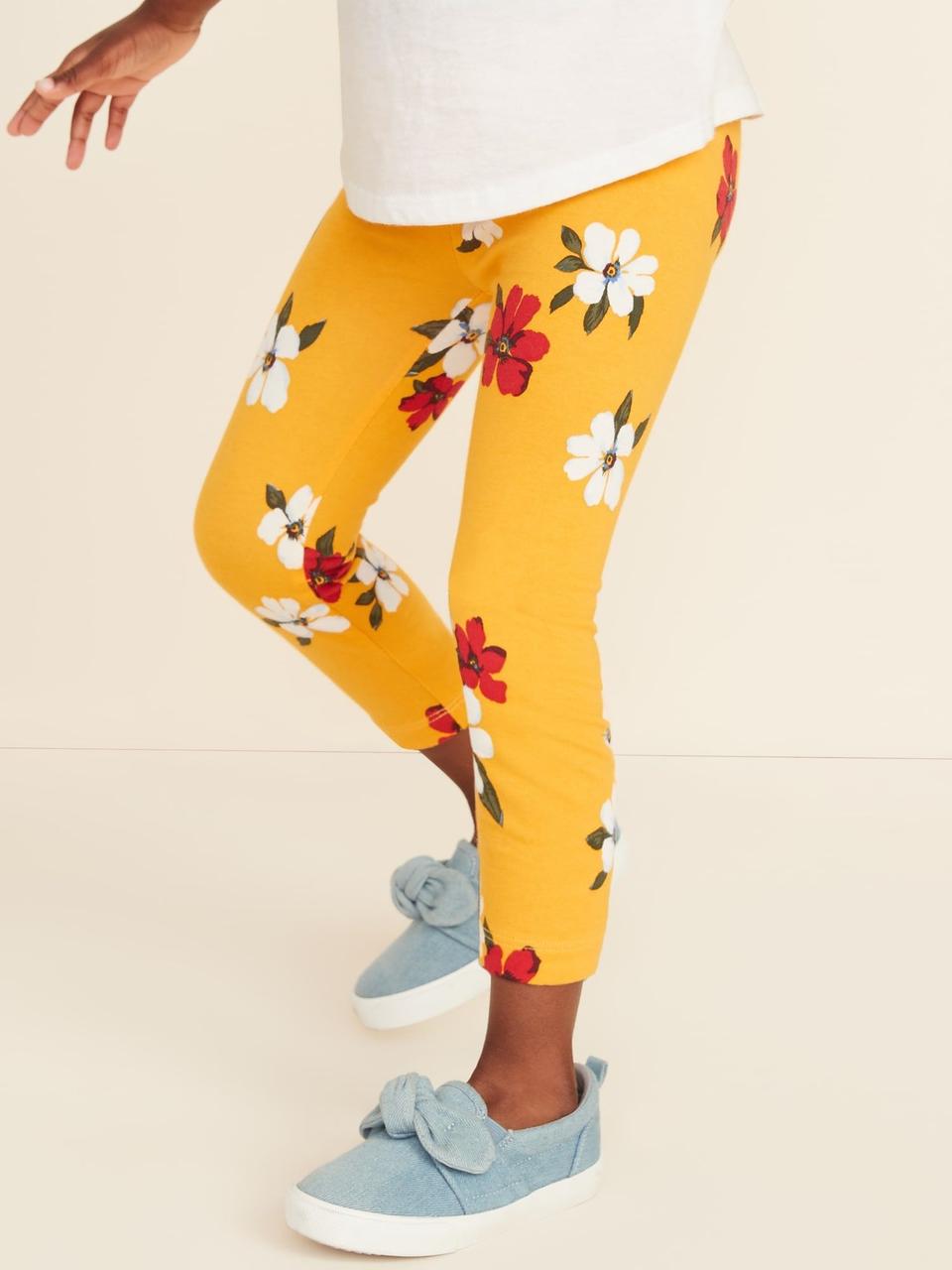 

Лосины Детские Old Navy принт Флорал 98 см Желтый 452295/31