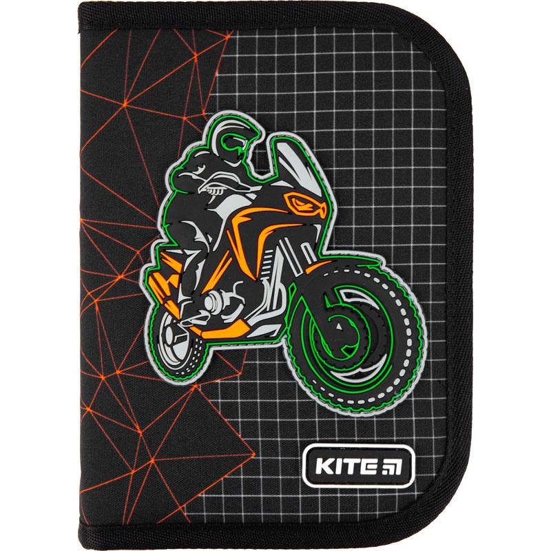 

Пенал без наполнения Kite Motocross (K21-622-2), 1 отделение, 2 отворота 206 г 19,5x13x3,7 см