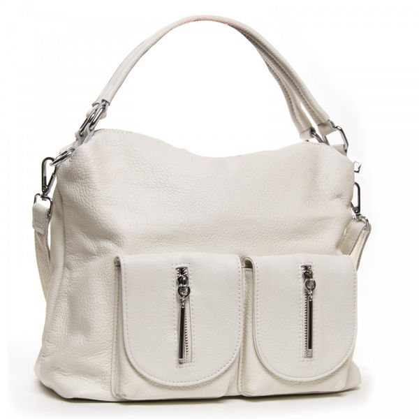 

Женская кожаная сумка классическая ALEX RAI 01-12 25-83105-9 beige