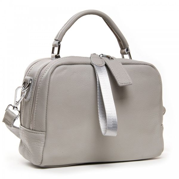 

Женская кожаная сумка классическая ALEX RAI 01-12 12-8731-9 grey