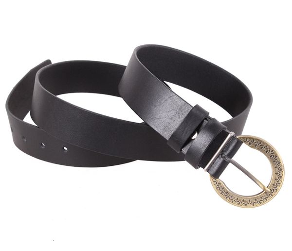 

Женский классический кожаный ремень D-Belts S1126 черный (130 см х 4 см)