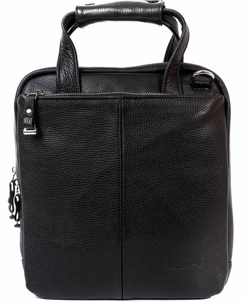 

Стильная вертикальная кожаная сумка Diamond 72-9341 black
