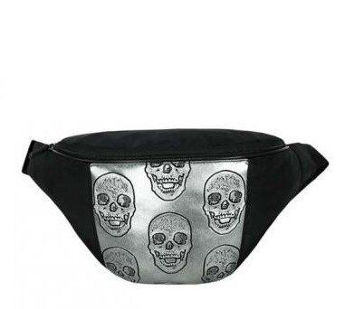 

Сумка - бананка на пояс Exodus Skulls Черный P8904Ex011