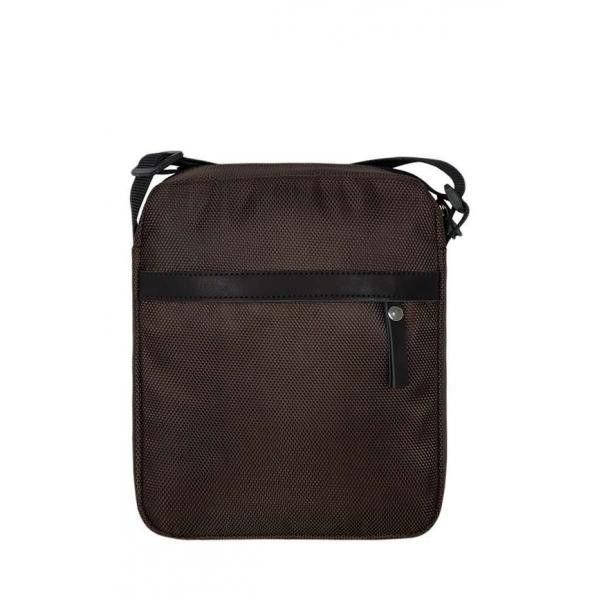 

Сумка - планшет унисекс Leather Nylon Коричневый P2401Ex042