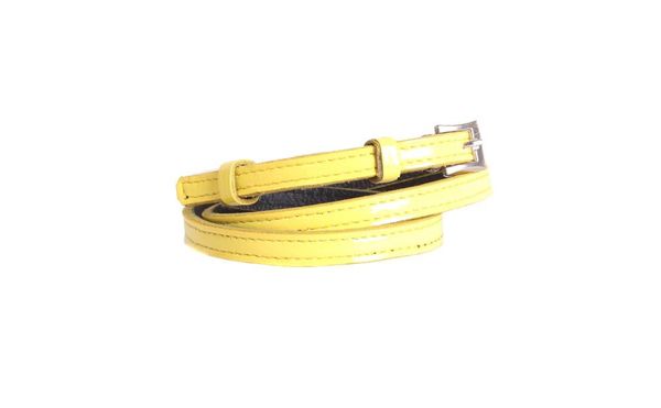 

Женский узкий ремень D-Belts S0529 желтый (105-110 см х 1 см)