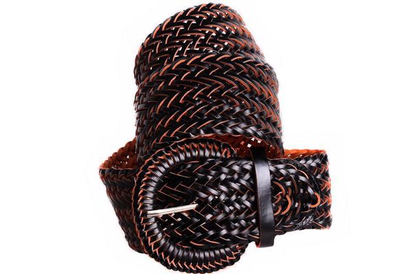 

Плетеный пояс из кожзама D-Belts S0140 черный (105 см х 5.5 см)
