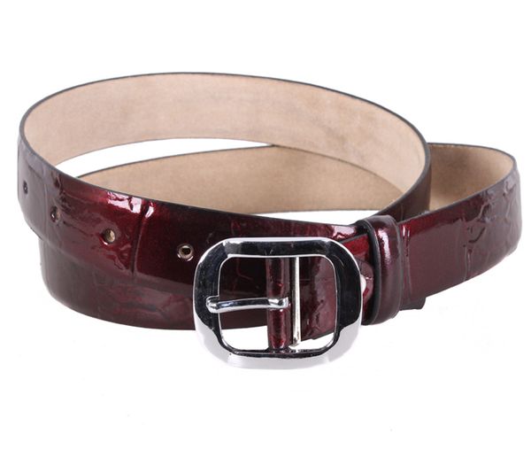 

Женский классический кожаный ремень D-Belts S1176 темно-вишневый (105-120 см х 4 см)