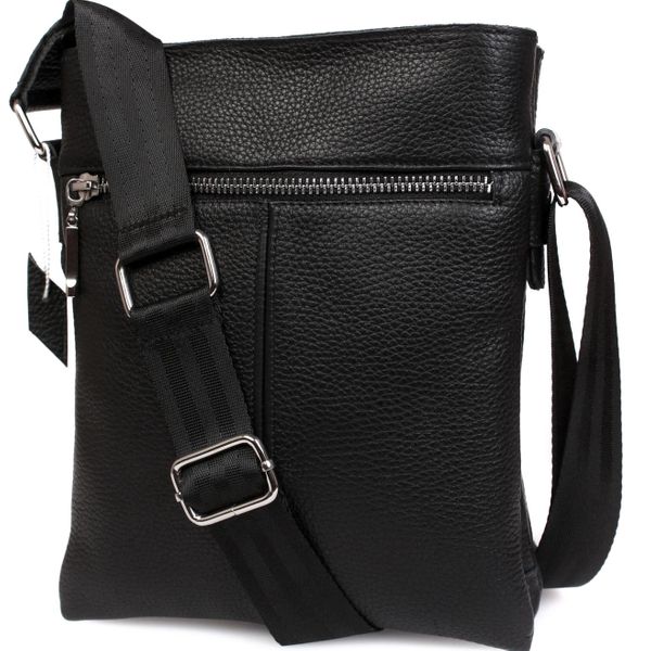 

Кожаная сумка формата А5 Alvibag av-401-1 черная