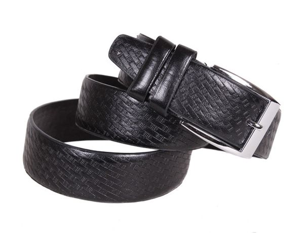 

Ремень под брюки с тиснением из эко-кожи D-Belts S0575 черный (115 см х 3.3 см)