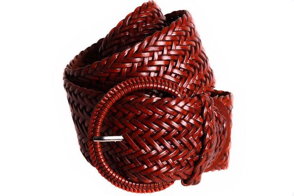

Эксклюзивный пояс из кожи D-Belts S0123 коричневый (100-105 см х 6.5 см)
