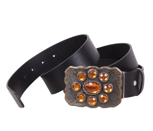 

Ремень из кожи для женщин D-Belts S1259 черный (120 см х 4 см)