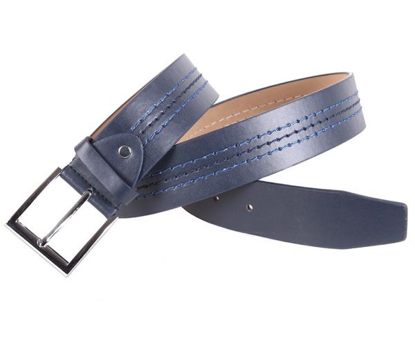 

Стильный мужской ремень хорошего качества эко кожа D-Belts S0958 синий (115 см х 4.5 см)