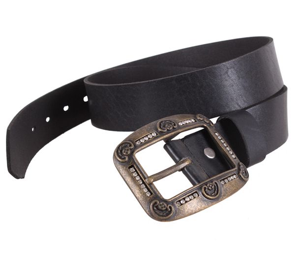 

Женский классический кожаный ремень D-Belts S1149 черный (105-125 см х 4 см)