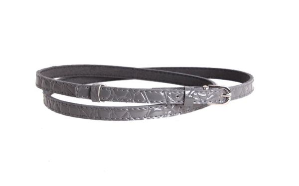 

Женский узкий ремень D-Belts S0520 серый (90-105 см х 1 см)
