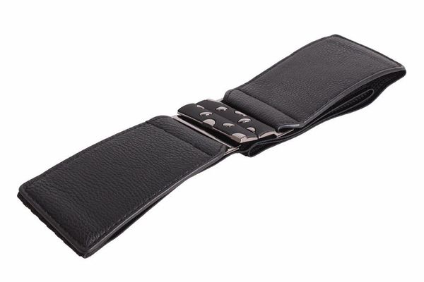 

Современный женский пояс хорошего качества D-Belts S0070 черный (100 см х 6.5 см)