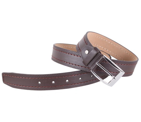 

Высококачественный коричневый ремень кожзам D-Belts S0938 коричневый (115 см х 4 см)