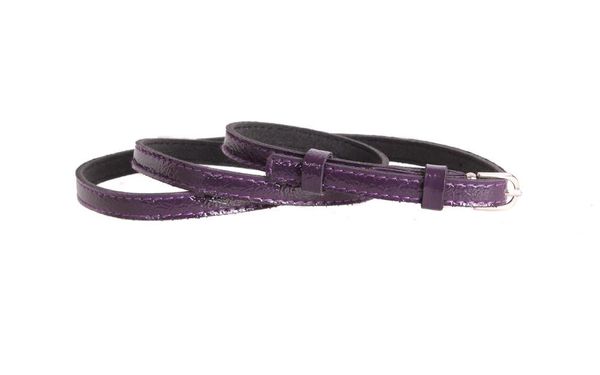 

Женский узкий ремень D-Belts S0524 фиолетовый (110 см х 1 см)