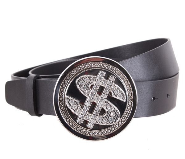 

Стильный ремень с крутящимся долларом D-Belts S1015 черный (112 см х 4 см)
