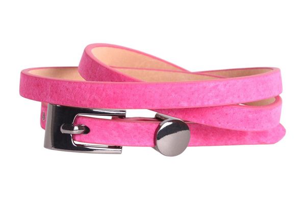 

Женский узкий ремень D-Belts S0483 розовый (100-105 см х 1 см)