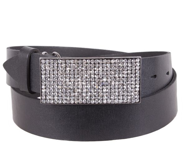 

Ремень для женщин джинсовый D-Belts S1001 черный (115 см х 4 см)