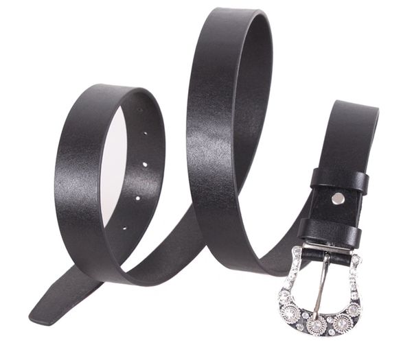 

Кожаный ремень с оригинальной пряжкой D-Belts S0883 черный (115 см х 3 см)