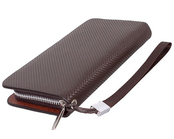

Клатч кошелек на молнии JZ NV361-246DBROWN Коричневый
