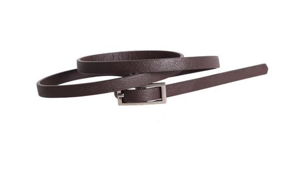 

Женский узкий ремень D-Belts S0508 коричневый (110-115 см х 1 см)