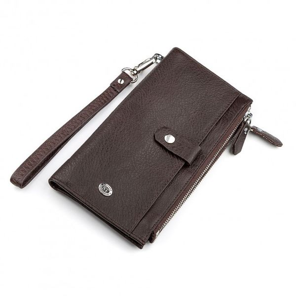 

Кошелек женский ST Leather 18416 с ремнем на запястье Синий