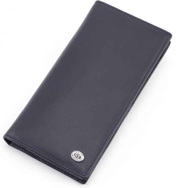 

Мужской кошелек из натуралной кожи ST Leather 98375 Синий