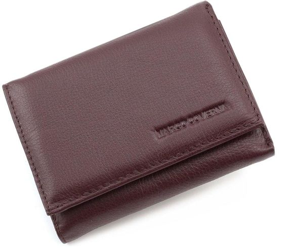 

Компактный женский кожаный кошелек с монетницей Marco Coverna MC-6055-5 коричневый