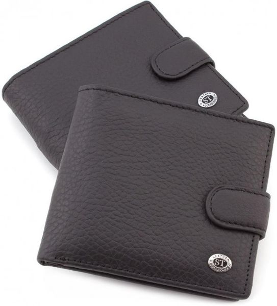 

Мужской кожаный кошелек ST Leather 98379 Черный