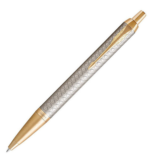 

Ручка шариковая Parker 24132 IM 17 Premium Warm Silver