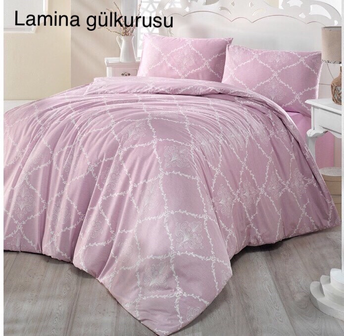 

Постельное белье Altinbasak ранфорс 200x220 Lamina Gulkurusu