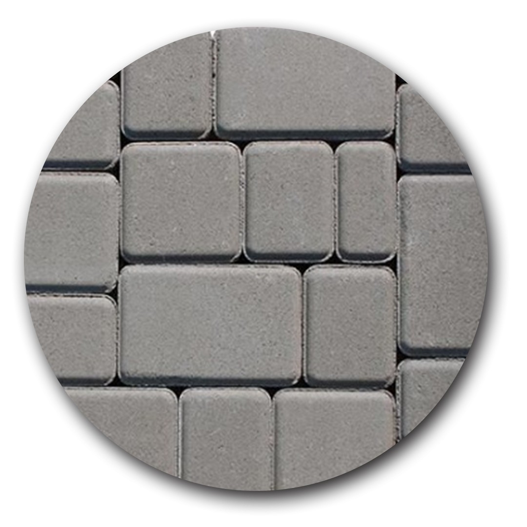 

Тротуарная плитка BKstone Старый город 4 см, Серая