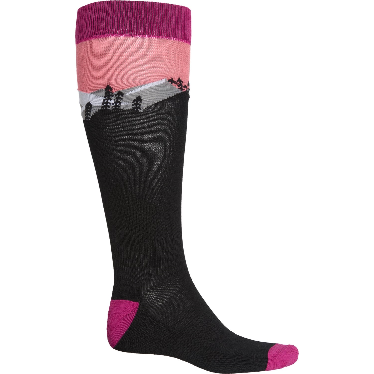 

Носки BULA Mountain Wintersport - Merino Wool, Over the Calf (For Men and Women) Magenta, L (48)