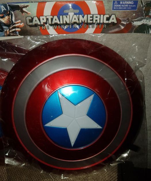 

Щит Капитан Америка Endgame с музыкой и подсветкой, пластиковый 32 см Красный (123588)