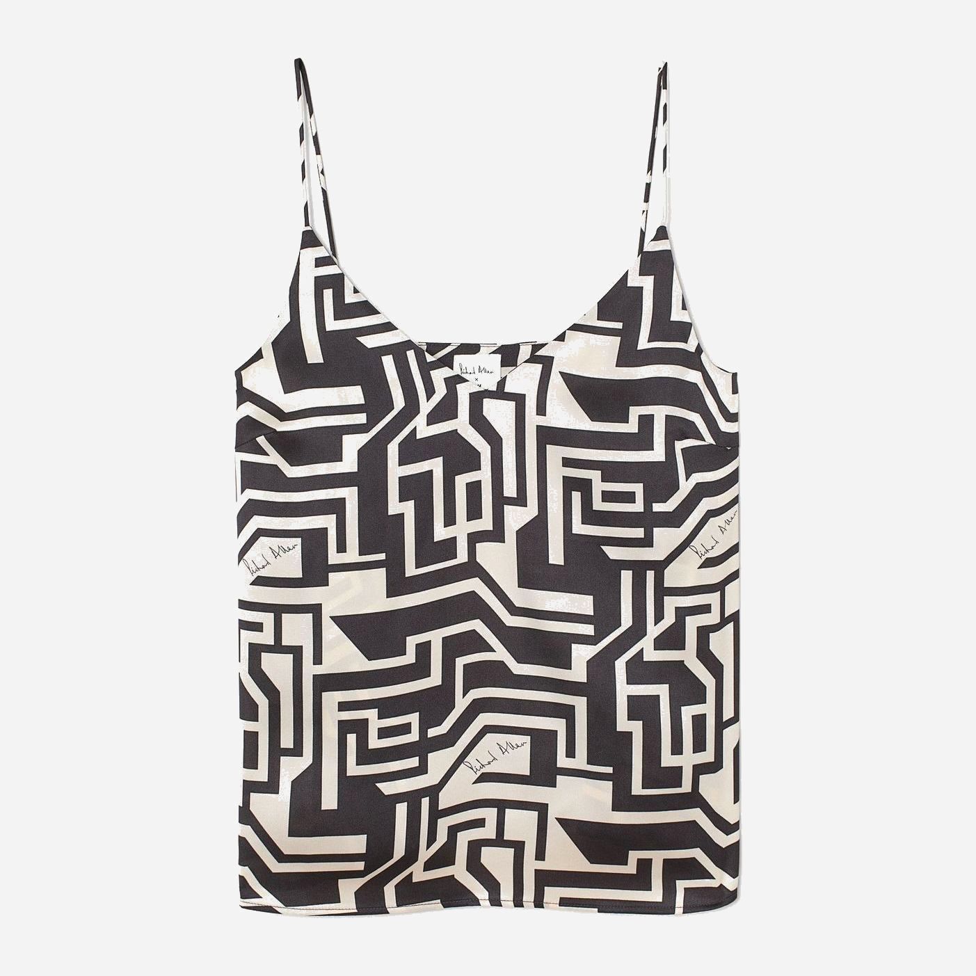 

Топ H&M 0794061_01.  Коричневый, Топ H&M 0794061_01. 34 Коричневый